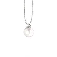 Collana Baroni Gioielli Donna in Oro Perla 0.35 Ct 4708/1 - 4708/1